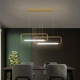 Lampadario per tavolo da pranzo design rettangolare - clowasit.com